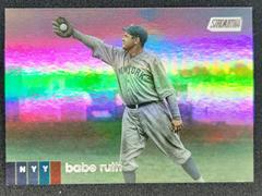 Babe Ruth [Rainbow Foilboard] #3 Baseball Cards 2020 Stadium Club Prices