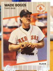 Wade Boggs #81 Baseball Cards 1989 Fleer Prices