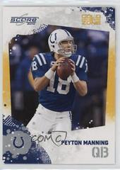 Peyton Manning [Gold Zone] #128 Football Cards 2010 Panini Score Prices