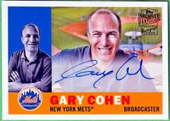 Gary Cohen Baseball Cards 2017 Topps Archives Fan Favorites Autographs Prices