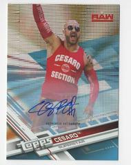 Cesaro [Blue Autograph] #113 Wrestling Cards 2017 Topps WWE Then Now Forever Prices