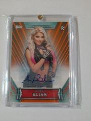 Alexa Bliss [Orange] #A-AB Wrestling Cards 2019 Topps WWE Women's Division Autographs Prices