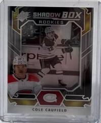 Cole Caufield Hockey Cards 2021 SPx Shadow Box Prices