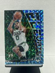 Jayson Tatum [Reactive Blue] #1 Basketball Cards 2022 Panini Mosaic Elevate Prices