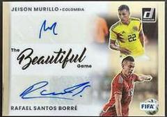 Jeison Murillo, Rafael Santos Borre Soccer Cards 2022 Panini Donruss Beautiful Game Dual Autographs Prices