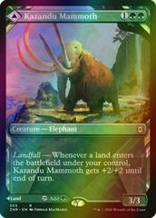 Kazandu Mammoth & Kazandu Valley [Showcase Foil] Magic Zendikar Rising Prices