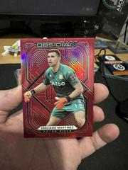 Emiliano Martinez [Electric Etch Red Flood] #101 Soccer Cards 2021 Panini Obsidian Prices
