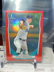 Ryan Yarbrough [Red Refractor] #281 Baseball Cards 2014 Bowman Chrome Mini Prices