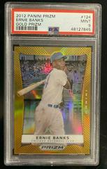 Ernie Banks [Gold Prizm] #124 Baseball Cards 2012 Panini Prizm Prices