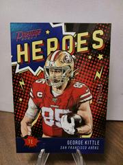 George Kittle [Xtra Points Blue] #3 Football Cards 2020 Panini Prestige Heroes Prices