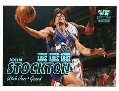 John Stockton Tiffany #208 Basketball Cards 1997 Fleer Prices