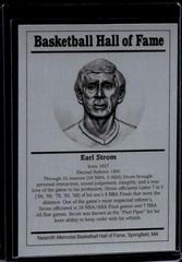 Earl Strom Basketball Cards 1986 Hall of Fame Metallic Prices