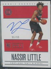 Nassir Little [Autograph] #115 Basketball Cards 2019 Panini Encased Prices