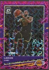 LeBron James [Pink Velocity] Basketball Cards 2020 Panini Donruss Optic Prices