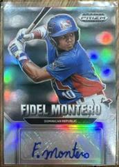 Fidel Montero #AU-FM Baseball Cards 2022 Panini Prizm Draft Picks Autographs Prices