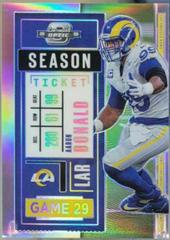 Aaron Donald [Silver] #34 Football Cards 2020 Panini Contenders Optic Prices