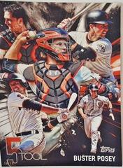 Buster Posey Baseball Cards 2017 Topps Five Tool Prices
