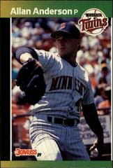 Allan Anderson #419 Baseball Cards 1989 Donruss Prices