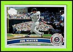 Joe Mauer #550 Baseball Cards 2011 Topps Diamond Anniversary Factory Set Limited Edition Prices