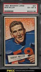 Bob Miller Football Cards 1952 Bowman Large Prices