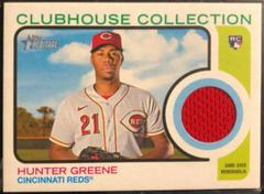 Hunter Greene Baseball Cards 2022 Topps Heritage Clubhouse Collection Relics Prices