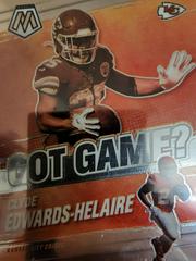 Clyde Edwards-Helaire Football Cards 2021 Panini Mosaic Got Game Prices