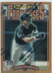 Andres Galarraga [Refractor] #254 Baseball Cards 1996 Finest Prices