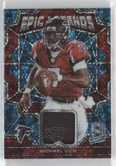 Michael Vick [Blue] #ELM-MVI Football Cards 2022 Panini Spectra Epic Legends Materials Prices