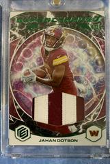 Jahan Dotson [Neon] #SC-10 Football Cards 2022 Panini Elements Supercharged Prices