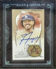 Freddie Freeman [Black] #MA-FF Baseball Cards 2023 Topps Allen & Ginter Mini Framed Autographs Prices
