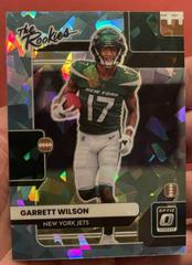 Garrett Wilson [Ice] #TR-8 Football Cards 2022 Panini Donruss Optic The Rookies Prices