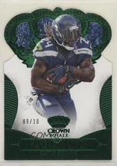 Marshawn Lynch [Green Die Cut] #62 Football Cards 2013 Panini Crown Royale Prices