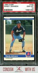 Randy Johnson #183 Baseball Cards 1984 Fleer Prices
