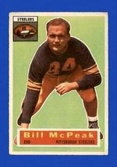 Bill McPeak #99 Football Cards 1956 Topps Prices