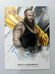 Braun Strowman Wrestling Cards 2019 Topps WWE Undisputed Autographs Prices