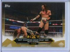 Adam Cole, Pete Dunne [Gold] Wrestling Cards 2020 Topps WWE NXT Prices