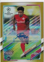 Karim Adeyemi [Gold Refractor] Soccer Cards 2020 Topps Chrome UEFA Champions League Autographs Prices
