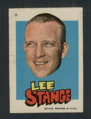 Lee Stange Baseball Cards 1967 Topps Red Sox Stickers Prices