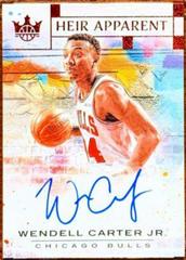 Wendell Carter Jr. [Ruby] Basketball Cards 2018 Panini Court Kings Heir Apparent Autographs Prices