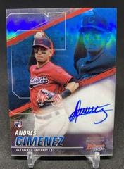 Andres Gimenez [Refractor] #B21-AG Baseball Cards 2021 Bowman’s Best of 2021 Autographs Prices