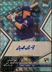 Josh Jung [Cyber Cyan] Baseball Cards 2023 Topps Xpectations Autographs Prices