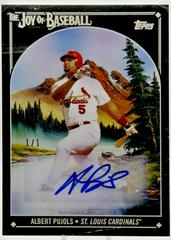 Albert Pujols [Autograph Midnight Black] #27 Baseball Cards 2023 Topps X Bob Ross The Joy Of Prices
