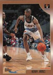 Henry James #29 Basketball Cards 1998 Topps Prices