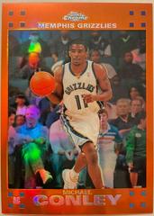 Michael Conley [Orange Refractor] #111 Basketball Cards 2007 Topps Chrome Prices