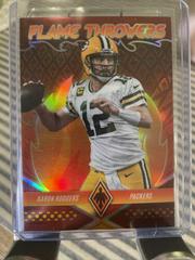 Aaron Rodgers [Red] #FT-11 Football Cards 2022 Panini Phoenix Flame Throwers Prices