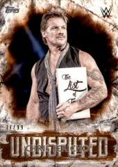 Chris Jericho [Orange] #15 Wrestling Cards 2018 Topps WWE Undisputed Prices