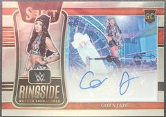 Cora Jade Wrestling Cards 2022 Panini Select WWE Ringside Action Signatures Prices