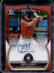 Drew Gilbert [Orange] #BMA-DGT Baseball Cards 2023 Bowman Chrome Prospect Mega Box Autographs Prices