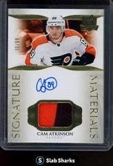 Cam Atkinson Hockey Cards 2021 Upper Deck The Cup Signature Materials Auto Patch Prices