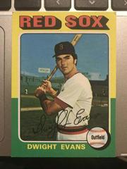 Dwight Evans #255 Baseball Cards 1975 Topps Prices